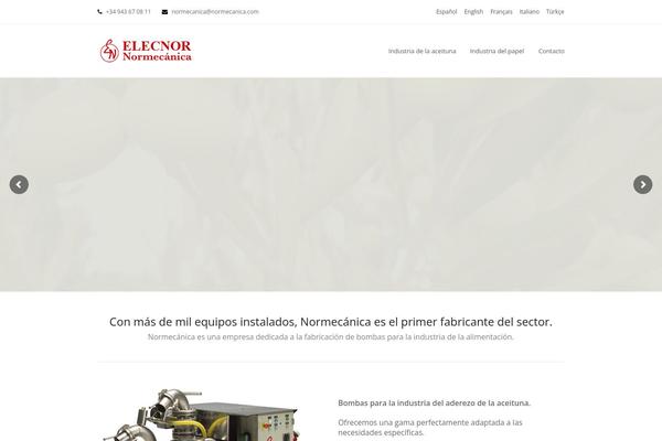 Total theme site design template sample