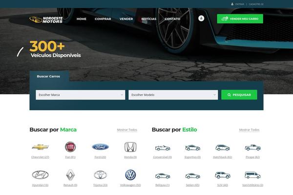 Motors theme site design template sample