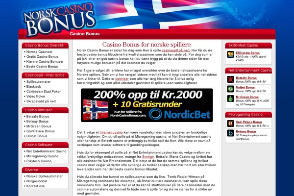 norskcasinobonus.com site used Ncb