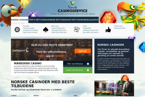 norskcasinoservice.com site used Cmsite