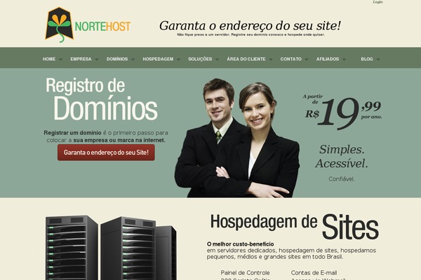 nortehost.com site used Nortehost