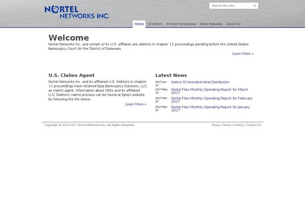 nortel-us.com site used Heavyinfo