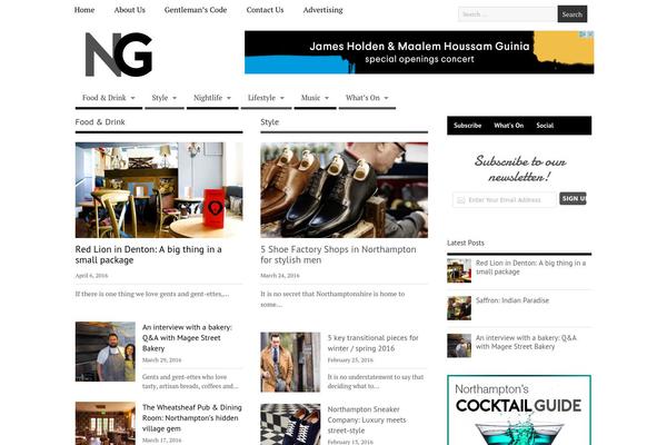 WordPress website example screenshot
