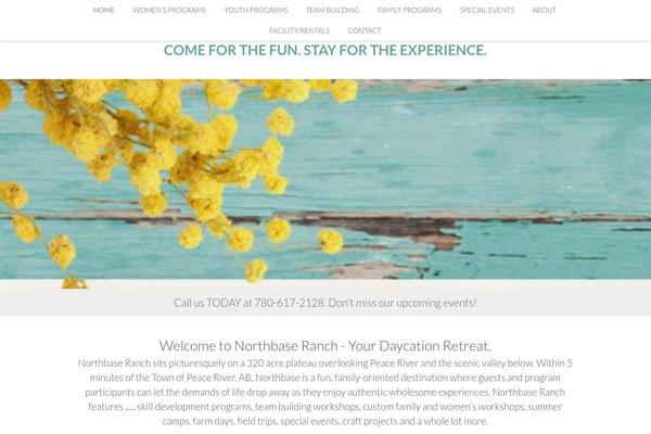 northbaseranch.com site used Nectar-theme