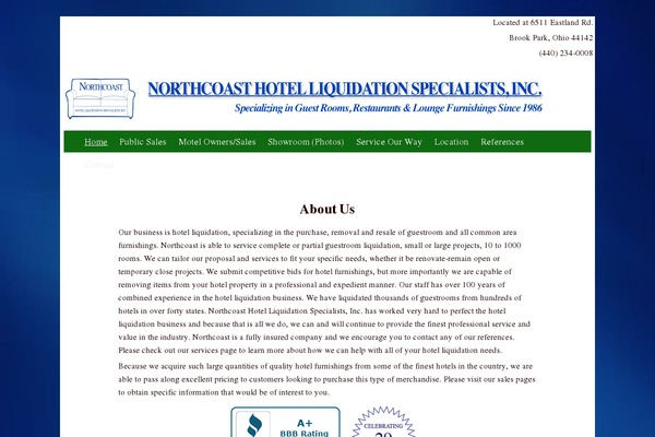 northcoasthotelliquidation.com site used Twentyeleven2