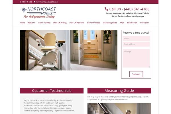 Divi theme site design template sample