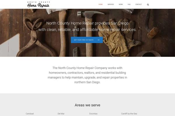 Craftsman theme site design template sample