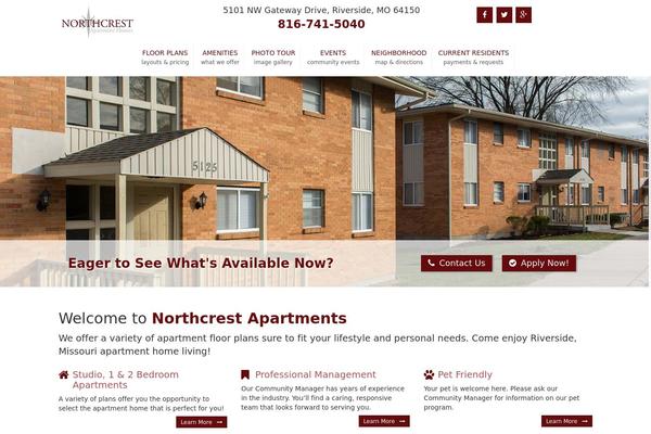 northcrest-apartments.com site used Worcesterproperty