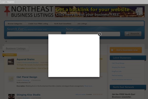 northeastbusinesslistings.com site used Northeast-business-directory