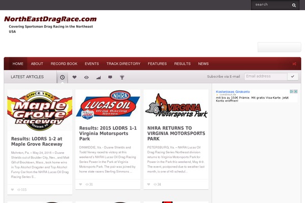 NanoMag theme site design template sample