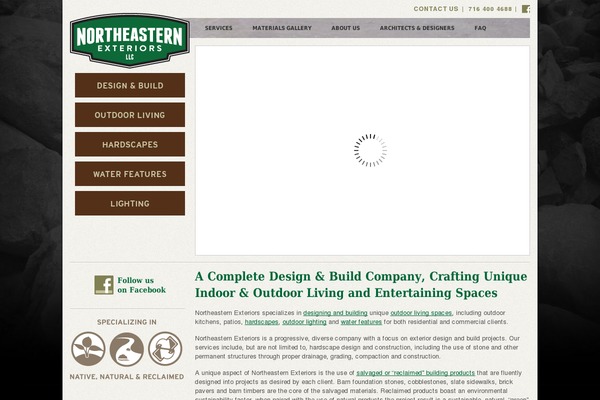 northeasternexteriors.com site used Northeastern