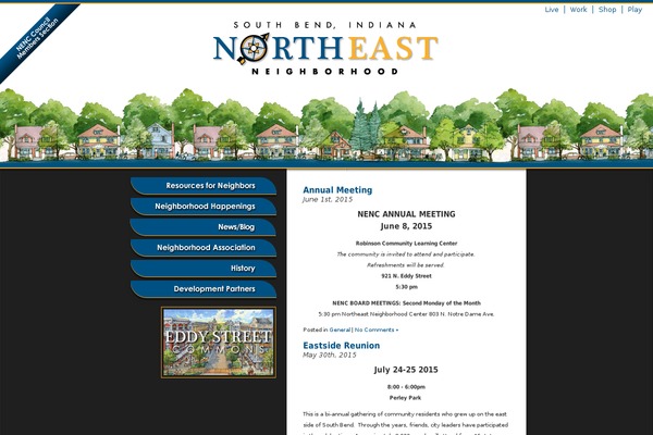Neve theme site design template sample