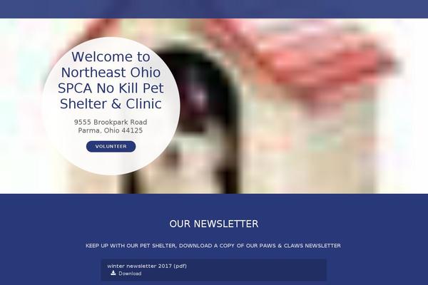 northeastohiospca.org site used Appgen-bootstrap