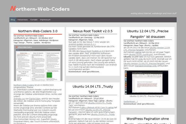 northern-web-coders.de site used Northern-Web-Coders
