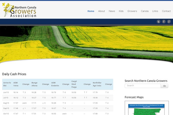 northerncanola.com site used Northern-canola