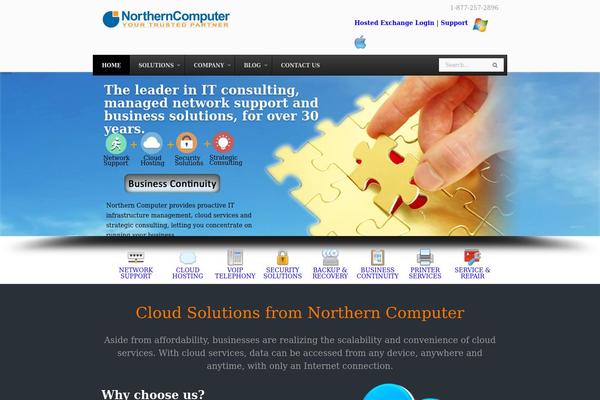 northerncomputer.ca site used Childtheme