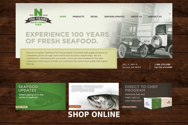 northernfish.com site used Di_theme