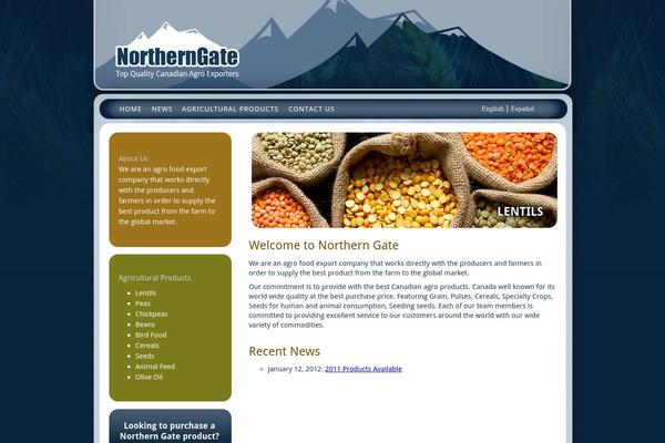 northerngate.ca site used Northgate-theme