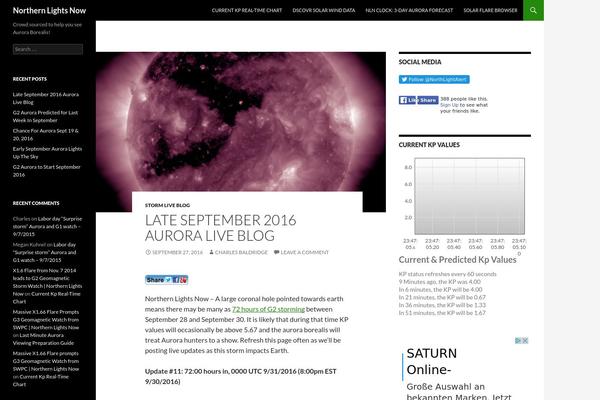 WordPress website example screenshot
