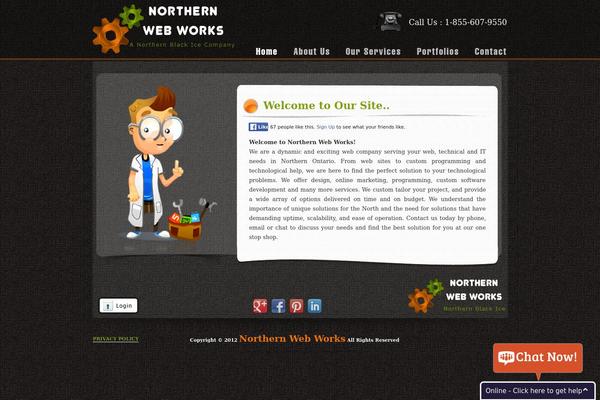 northernwebworks.ca site used Northerntheme