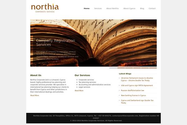 northiacorporate.com site used Good Space v1.07