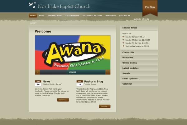 Wpchurch theme site design template sample