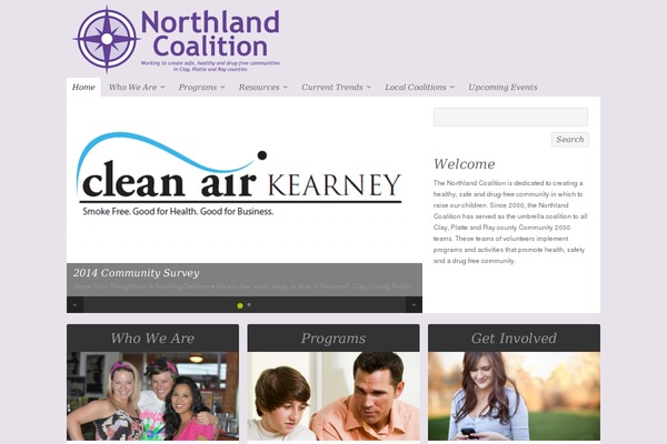NonProfit theme site design template sample