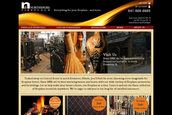 northshorefireplace.com site used Northshorefireplace