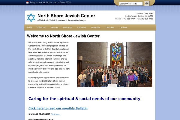 northshorejewishcenter.org site used Summersky