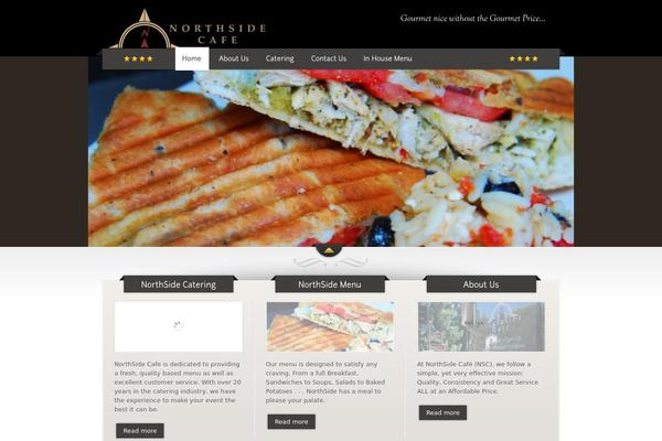 The Restaurant theme site design template sample