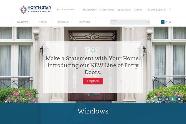 Northstar theme site design template sample