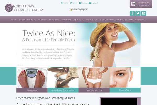 northtexascosmeticsurgery.com site used Greenberg