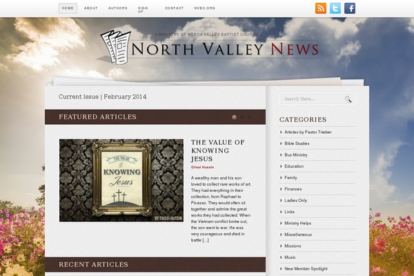 northvalleynews.org site used Nvn