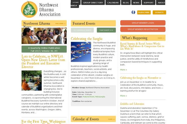 northwestdharma.org site used Nw-dharma-association