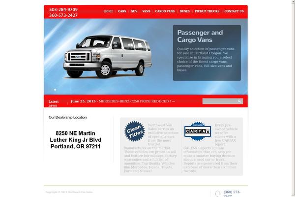 northwestvansales.com site used Tucana