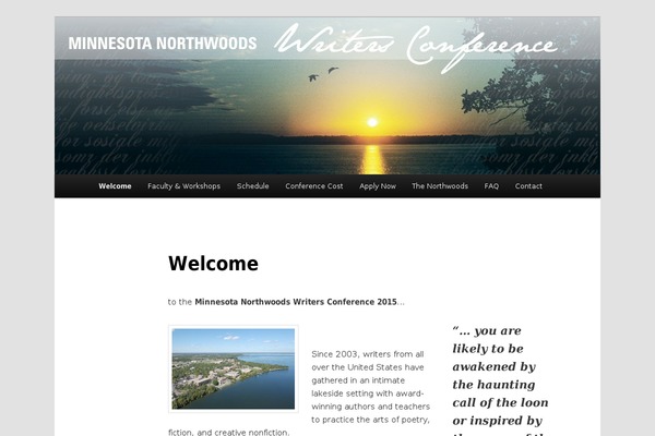 northwoodswriters.org site used Northwoods-writers