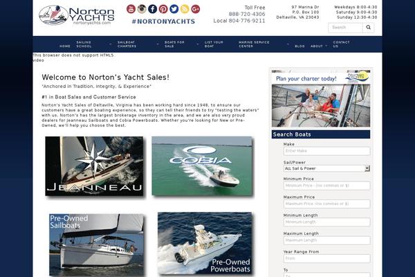 nortonyachts.com site used Nortonyachts