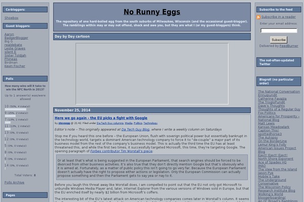 norunnyeggs.com site used Journalized