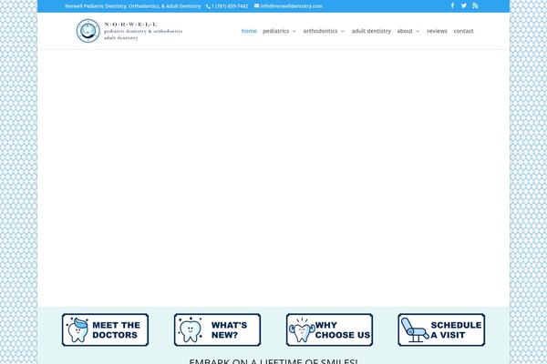 Divi Child theme site design template sample
