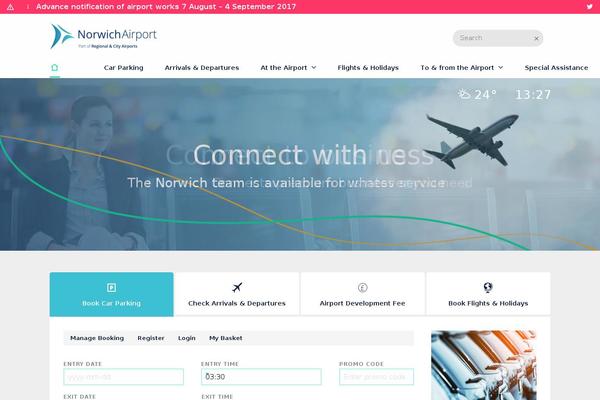 norwichairport.co.uk site used Norwich-airport