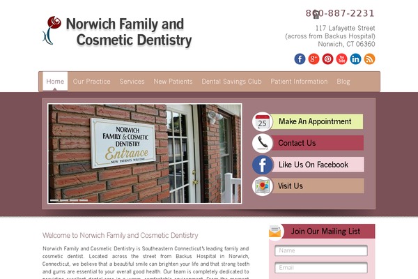 norwichsmiles.com site used Norwichfamily