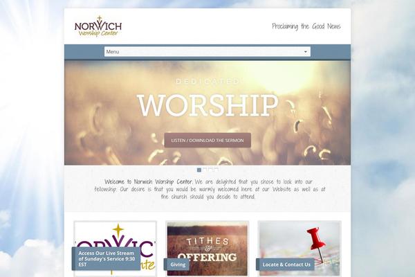 Risen theme site design template sample