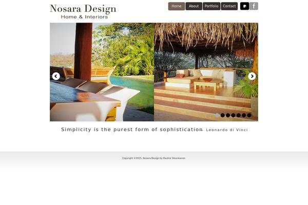 nosaradesign.com site used Theme1734