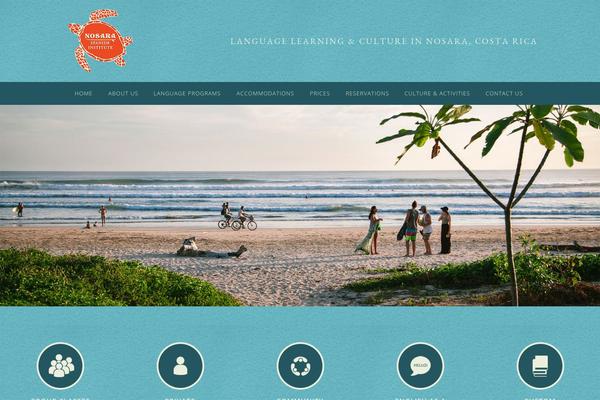 Vantage theme site design template sample