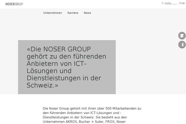 noser-group.com site used Talkbase