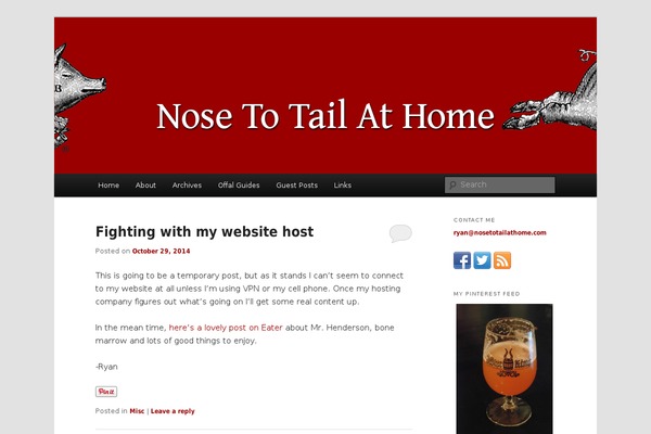 WordPress website example screenshot