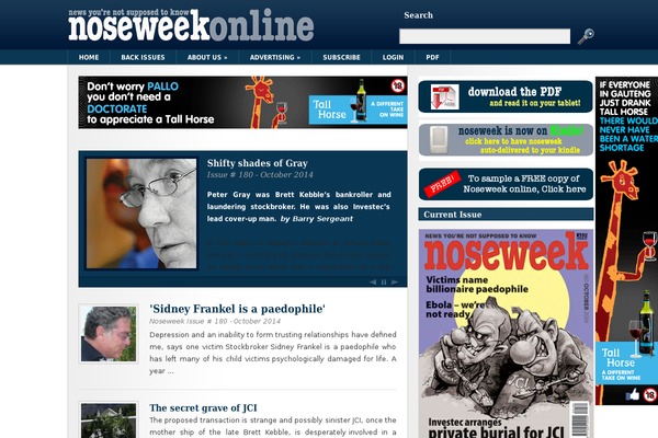 noseweek.co.za site used Noseweek