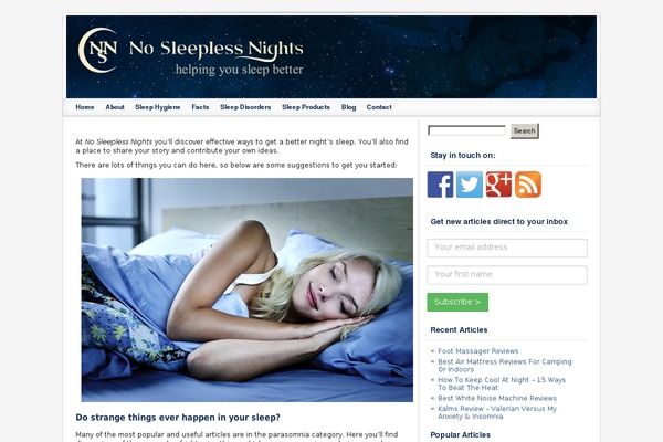 WordPress website example screenshot
