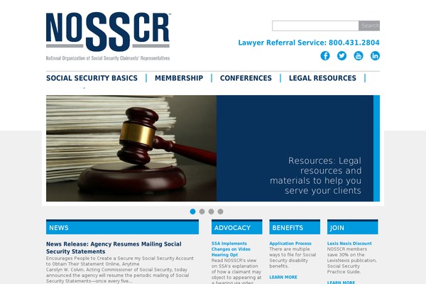 nosscr.org site used Nosscr