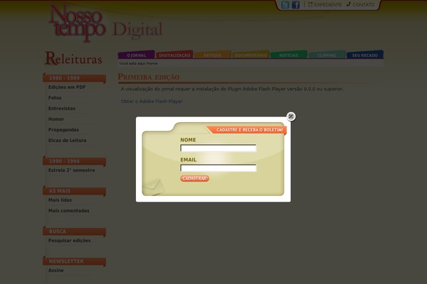 Site using ALO EasyMail Newsletter plugin